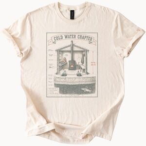 Cold Water Chapter Ice Fishing Vintage Style Shirt